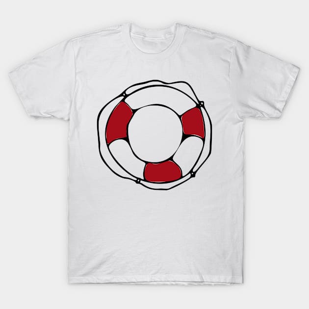 lifeline orange T-Shirt by Ljuko